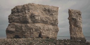 Marsden Rock after the storm